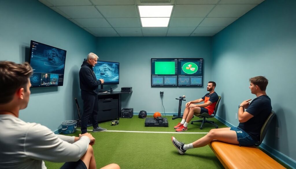 Impacto de las nuevas tecnologías en el análisis de rendimiento y resultados de partidas - иллюстрация