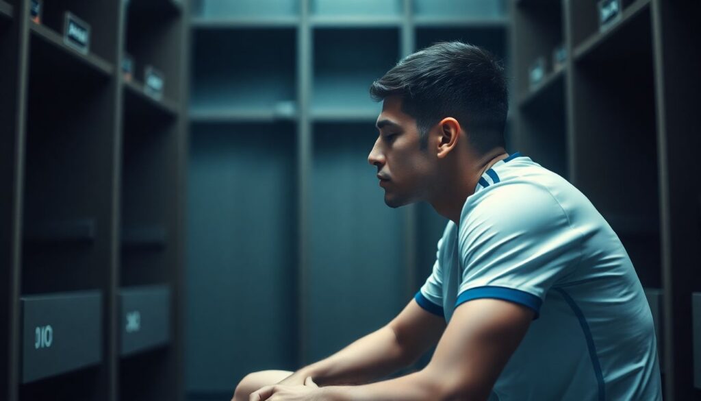 Rutinas de entrenamiento mental usadas por futbolistas de élite antes de los grandes partidos - иллюстрация