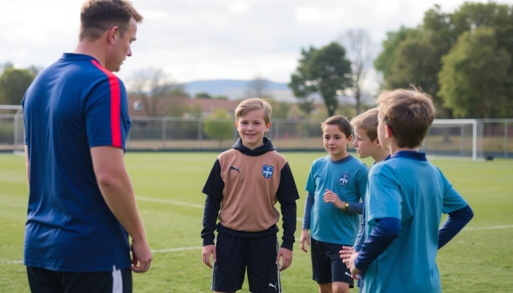 Errores mentales más comunes en los jóvenes futbolistas y cómo corregirlos con mentoria - иллюстрация