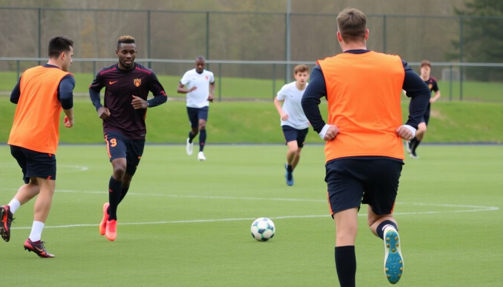 Cómo preparar un plan semanal de entrenamiento físico y mental para futbolistas amateurs - иллюстрация