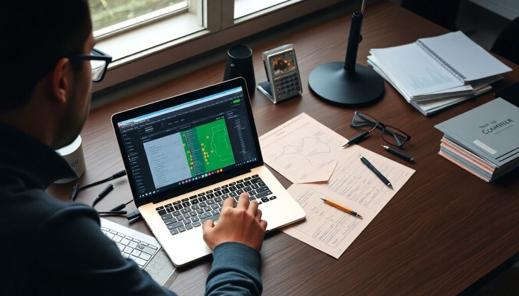 Lectura de datos y estadísticas: cómo interpretar los números para entender el resultado de un partido - иллюстрация