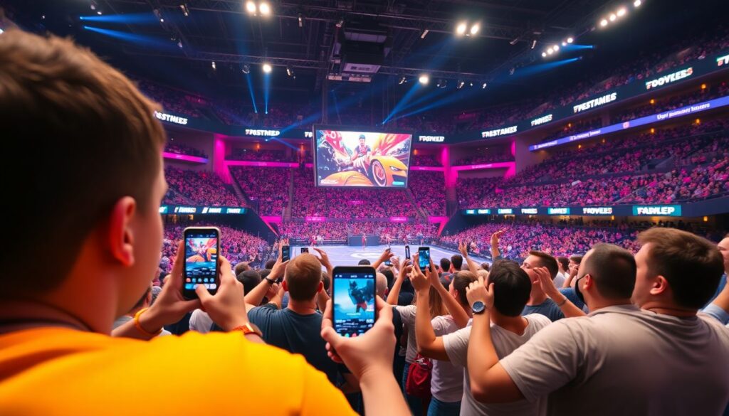 Tendencias actuales en eventos esportivos: experiencias inmersivas, tecnología y fans - иллюстрация