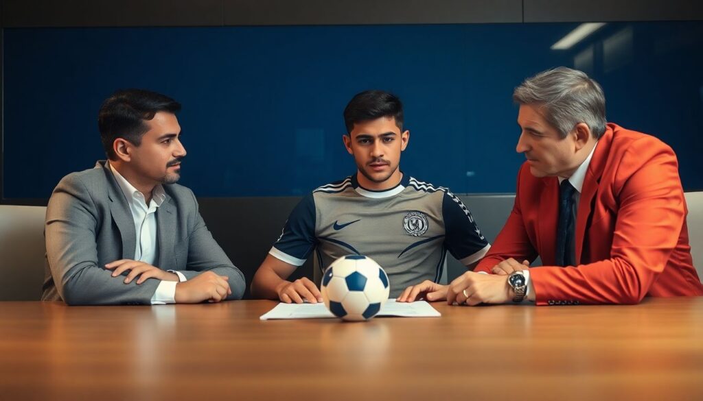 Cómo construir un plan de carrera en el fútbol con la ayuda de un mentor - иллюстрация