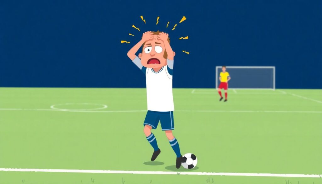 A importância do controle emocional nos minutos finais de uma partida equilibrada - иллюстрация