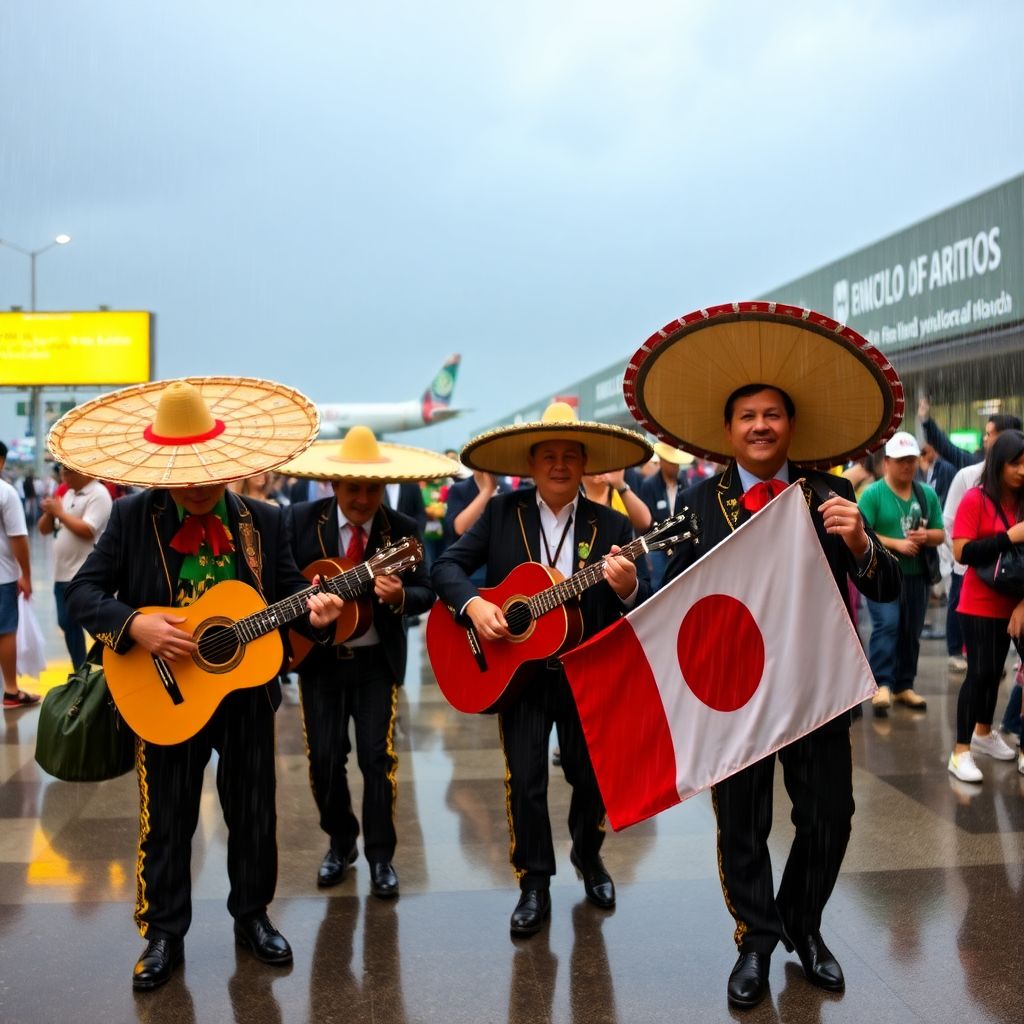 México vive el mundial 2026: mariachis, sudáfrica y japón llegan a la fiesta