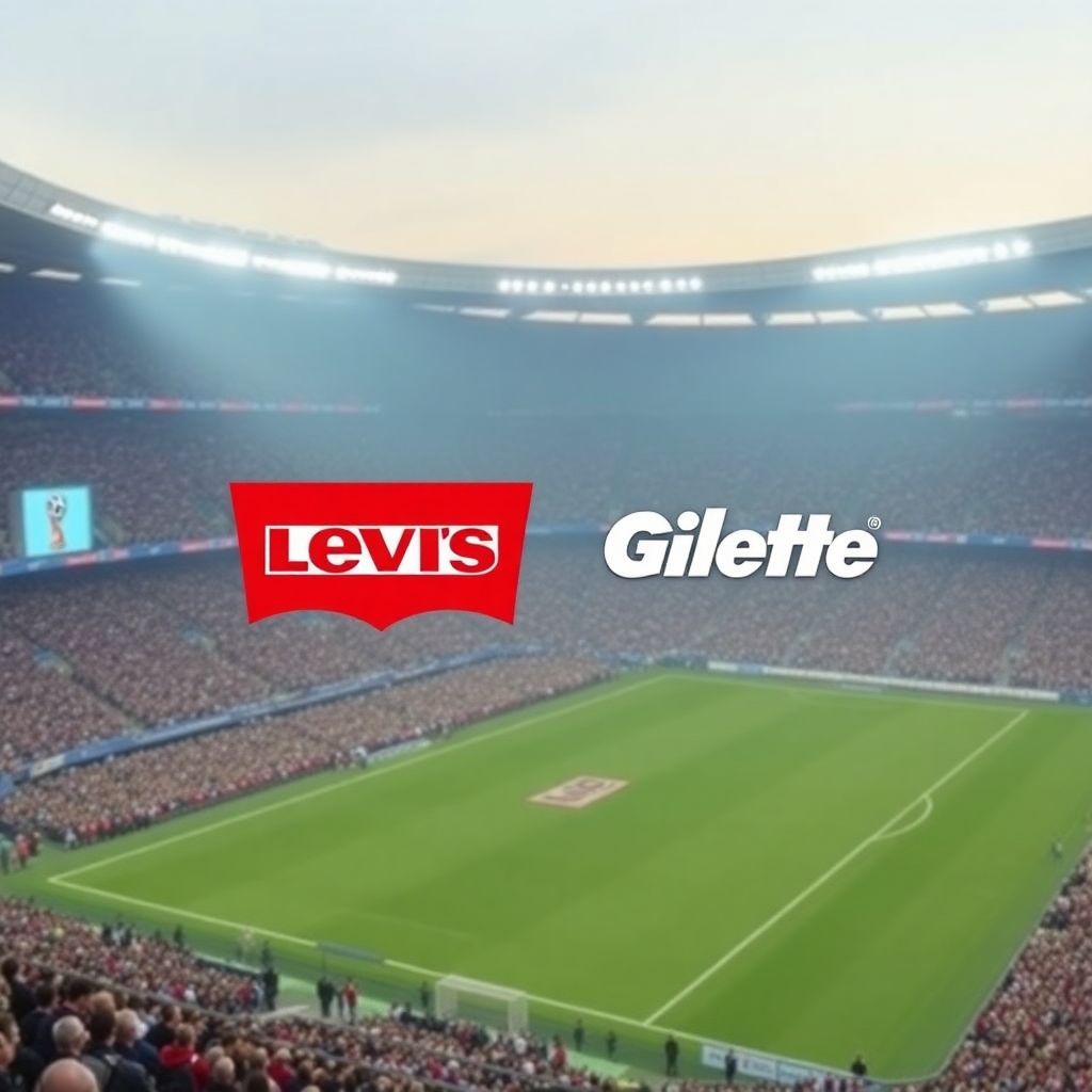 Gillette y levis desafían a la Fifa con una brillante guerra de logos