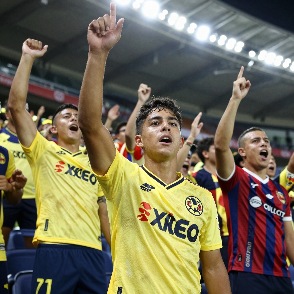 Gilberto mora recibe una ovación en el estadio azteca durante el américa vs.. Xolos